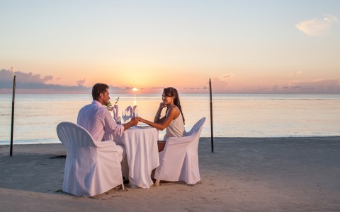 Sunset Dining by The Beach Sunset Dining by The Beach