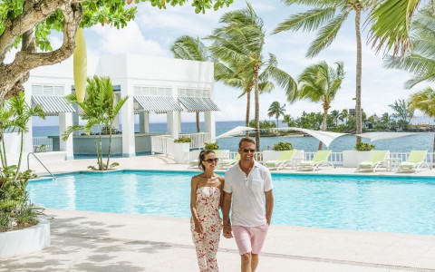 Take a Stroll Poolside Take a Stroll Poolside
