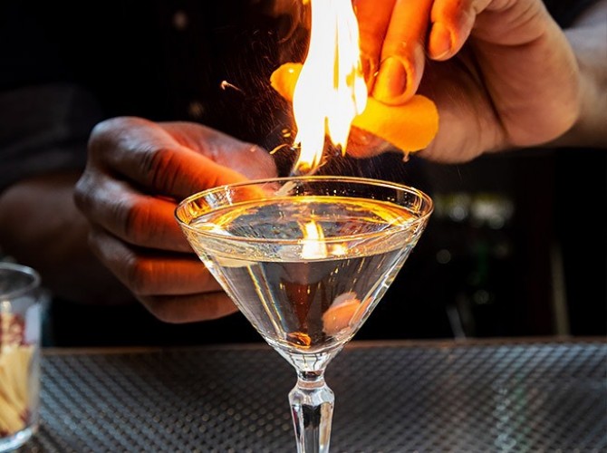 cp dining parkwoods fire cocktail