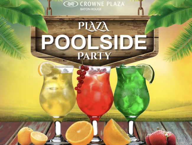 poolside party flyer