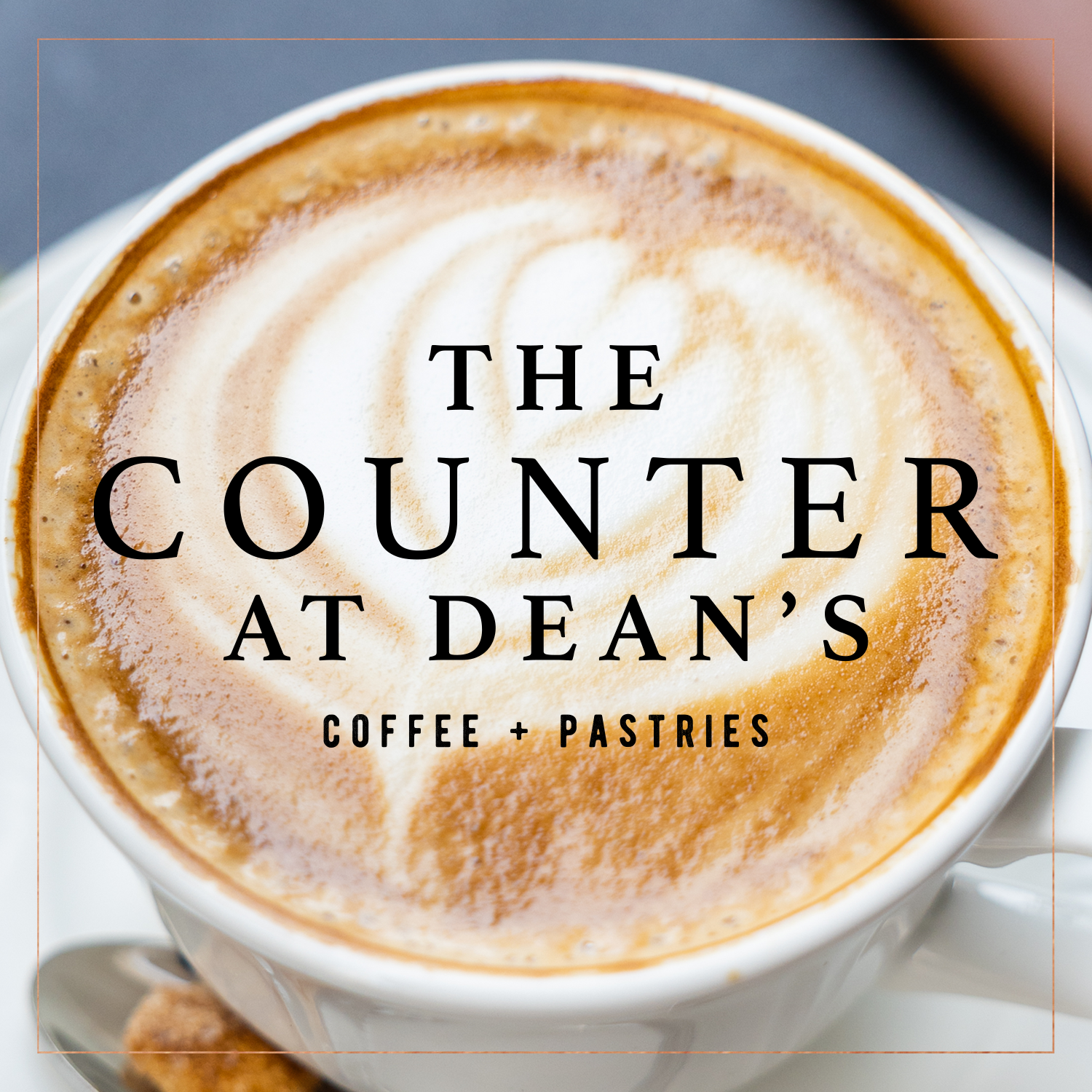 the counter at deans coffee and pastries
