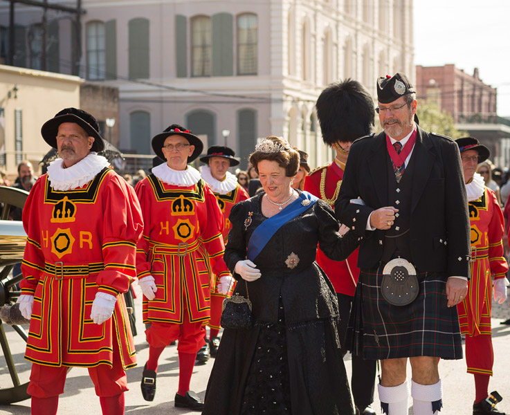 hotel galvez dickens parade