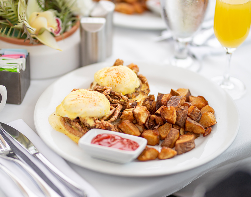 breakfast potatoes and eggs