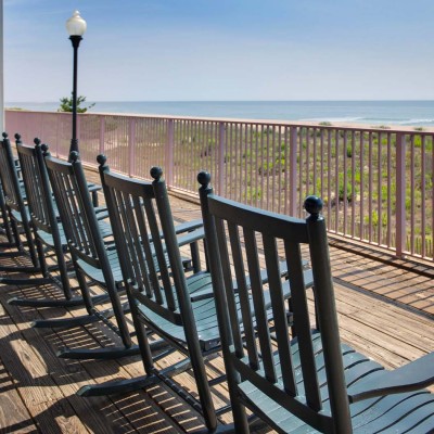 Is there anything more charming than a rocking chair and Atlantic Ocean view?
