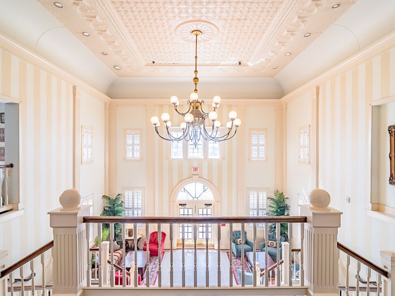 Interior lobby view of Dunes Manor