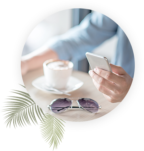 woman holding a cell phone