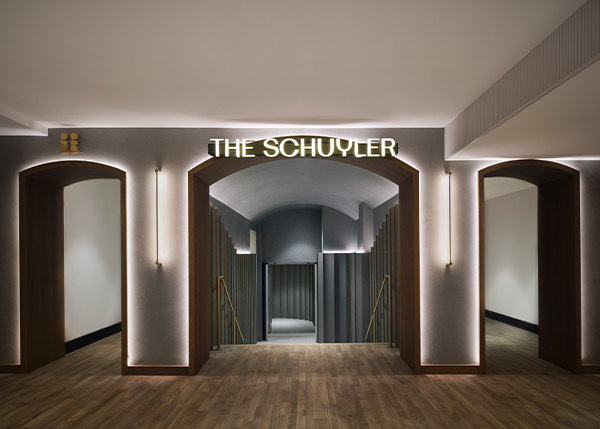 view of the entrance to the schuyler