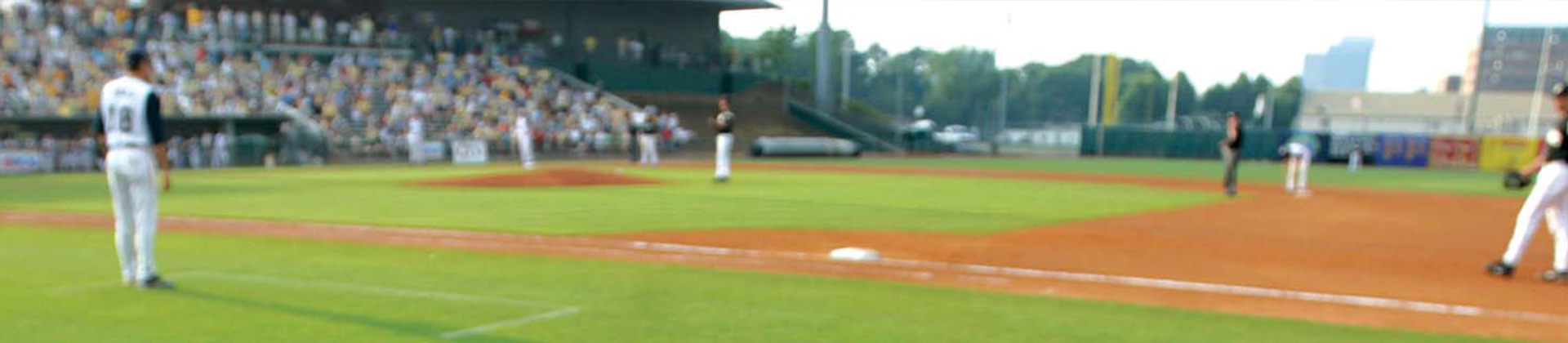 The infield at a baseball game