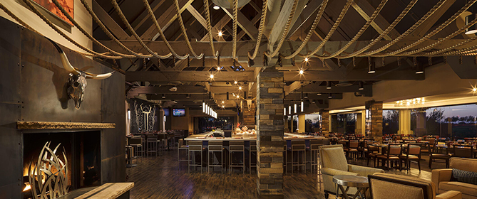 view of the inside of toro