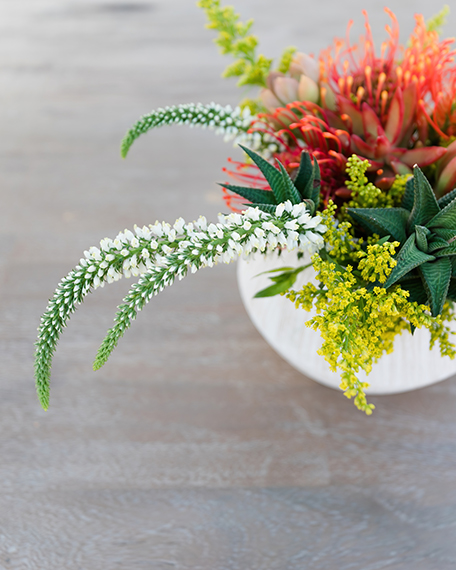 dessert floral arrangement