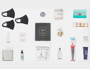 a variety of skincare