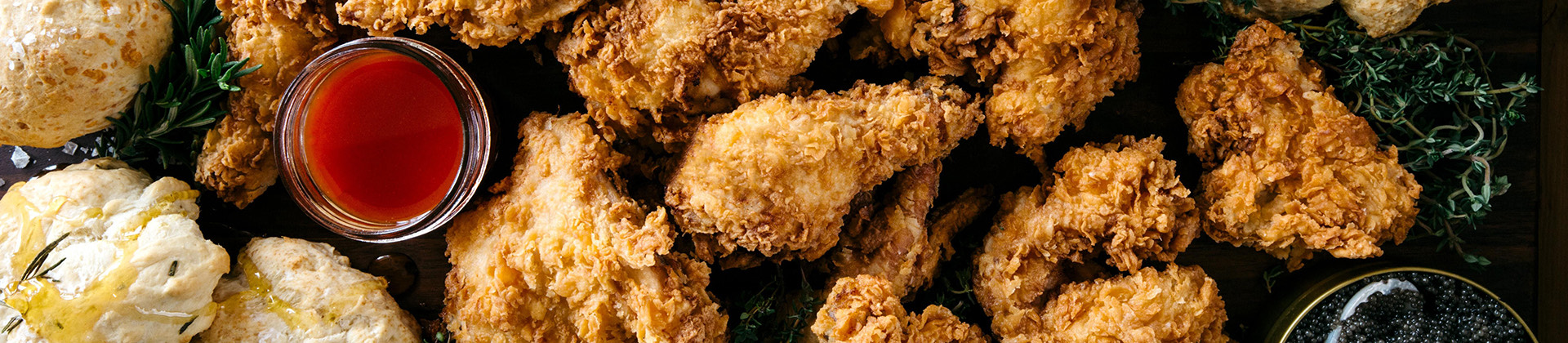 fried chicken platter