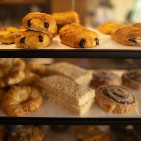 pastries at the lobby cafe