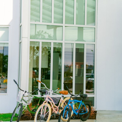 Bikes outside Entrance