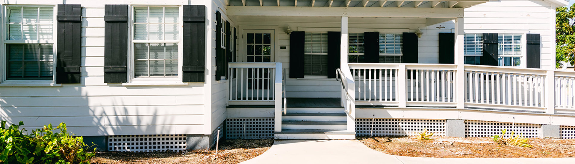 white building with stairs and windows
