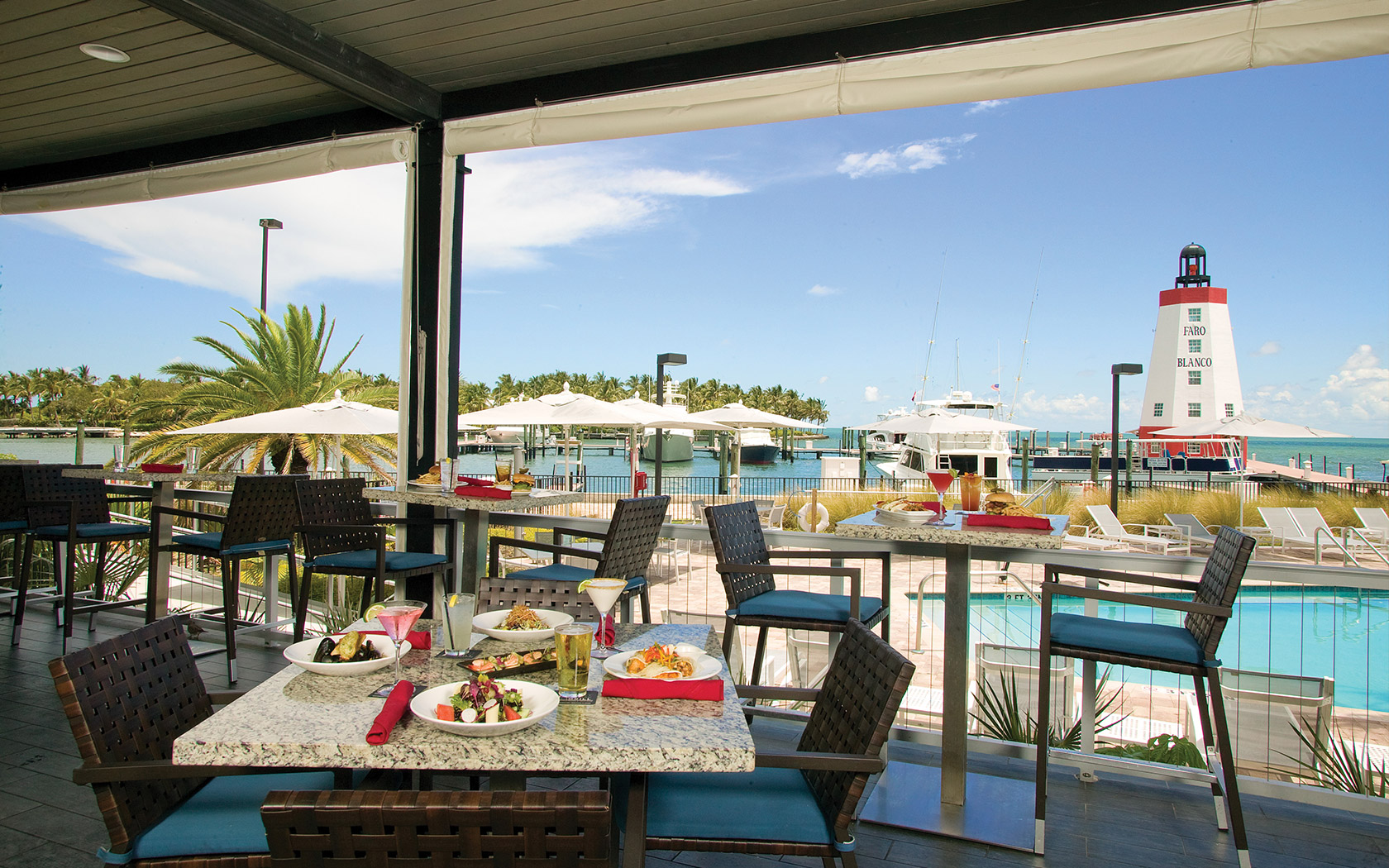 Marathon Key Restaurants Dining Faro Blanco Resort And Marina