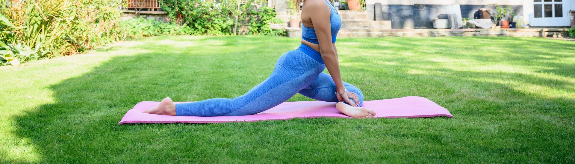 yoga on the lawn