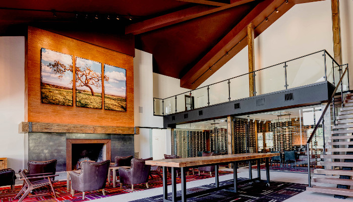 Remodeled Fireplace Room at Fess Parker Winery
