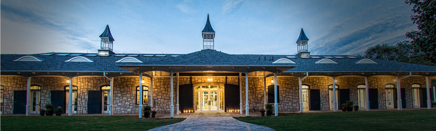Foxhall resort exterior at night