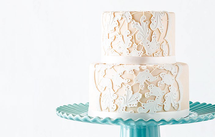 Custom white cake