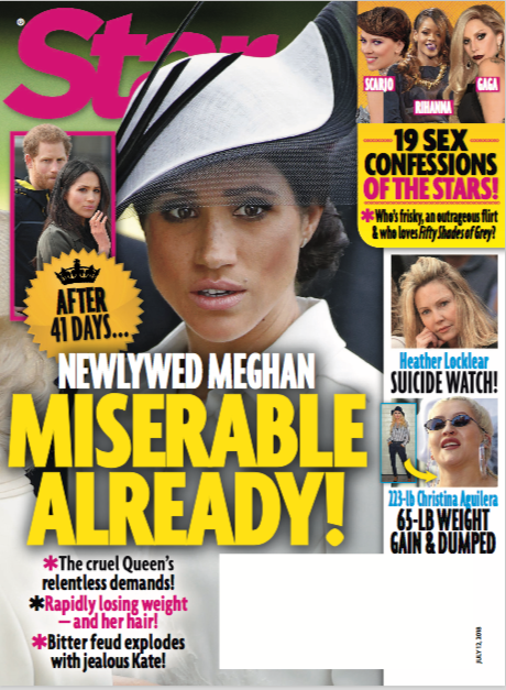 cover of star magazine with a feature article on the grafton on sunset