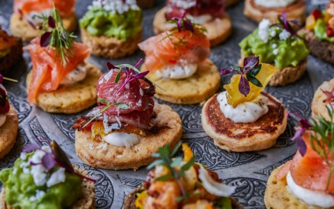 catering canapes for party