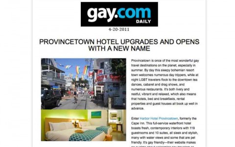 Provincetown Hotel Upgrades and Opens with a New Name