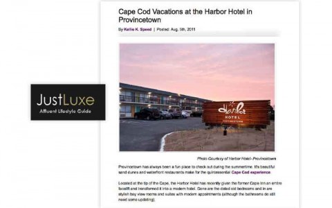Cape Cod Vacations at the Harbor Hotel Provincetown