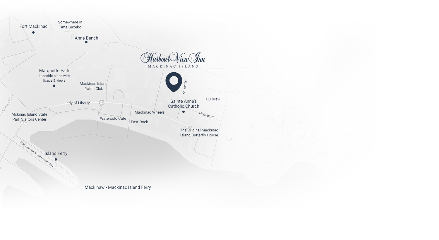 harbourviewinn homepage map