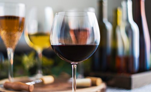 glass of red wine