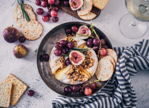 fig and cheese plate