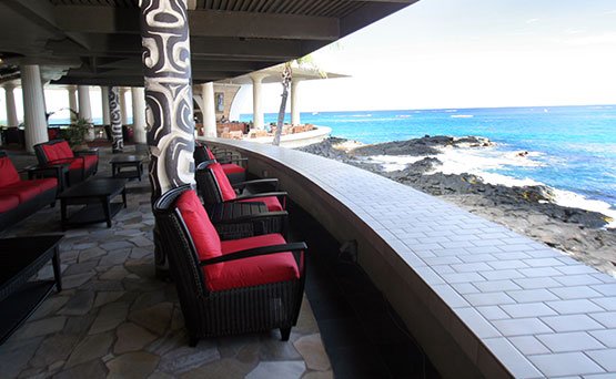 view of dons breezeway lounge at royal kona resort
