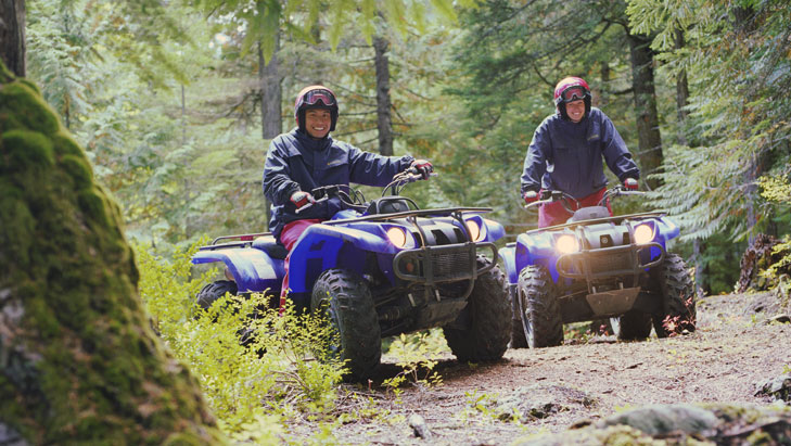 view of people on atvs