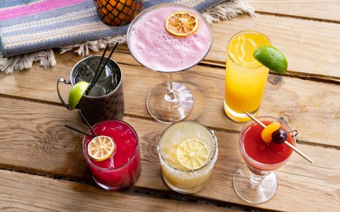 various drinks