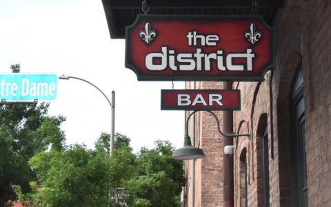 The district bar entrance 
