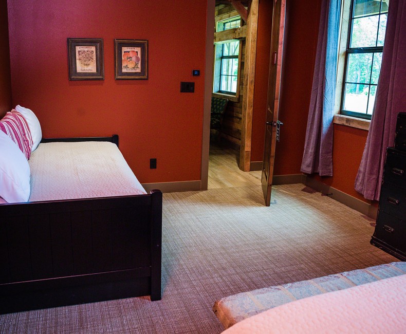view of red suite with trundle