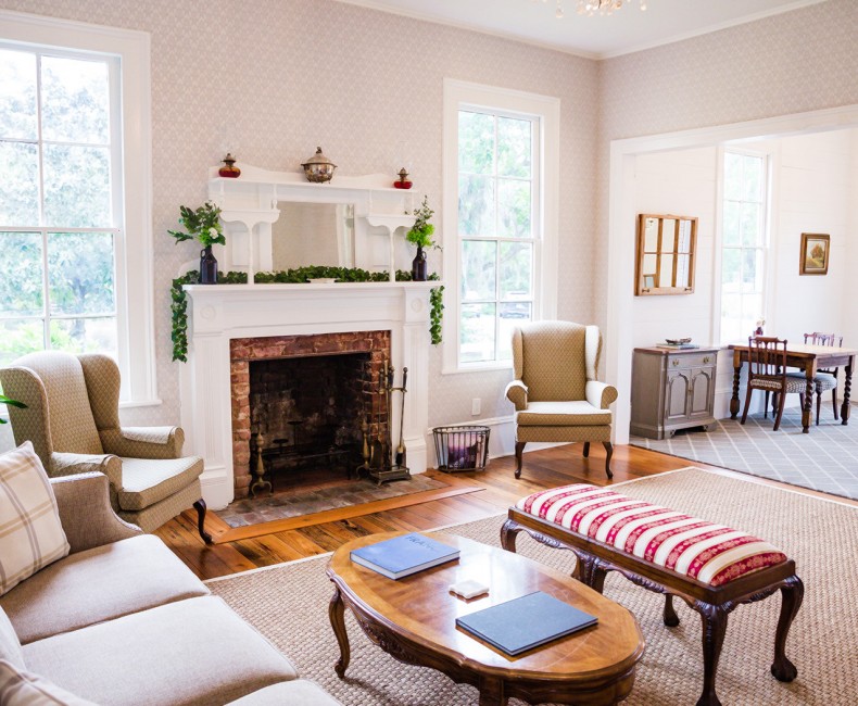 formal living room in the inn