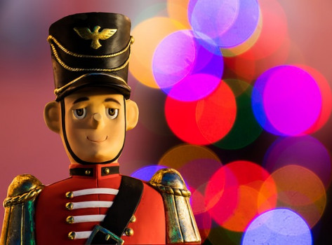 Christmas Nutcracker with Lights