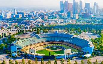 Hollywood Hotel Homepage Hotels In Los Angeles Aerial View Of Doger Stadium