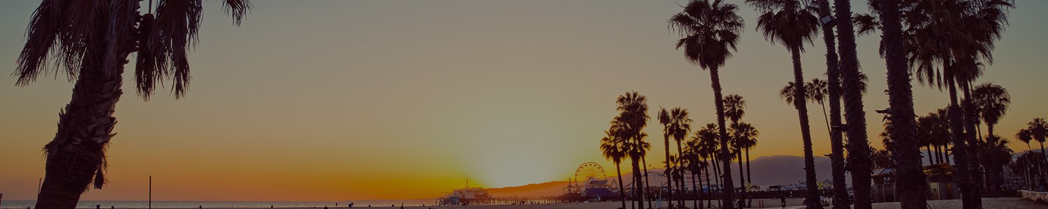 sun setting by the beach