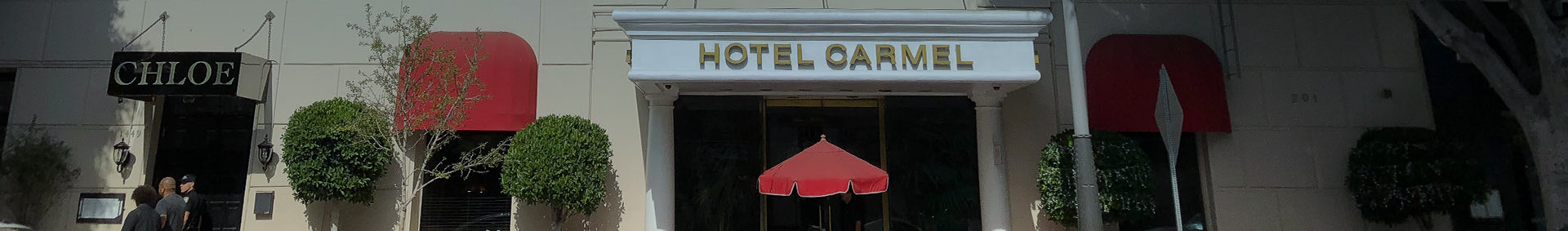 exterior of hotel hero image
