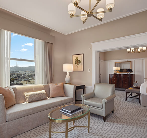living room area with couch and chair