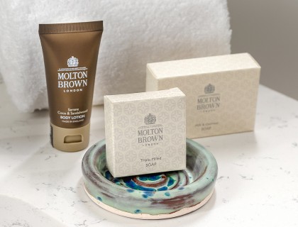 hotel body lotion and soaps
