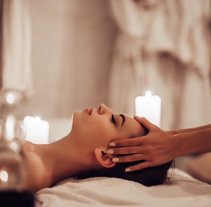 woman getting a massage