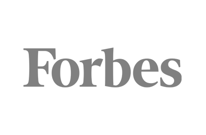 forbes logo grey and white