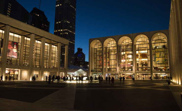 Lincoln Center at night