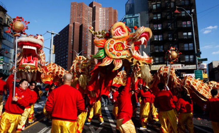 Lunar new year parade