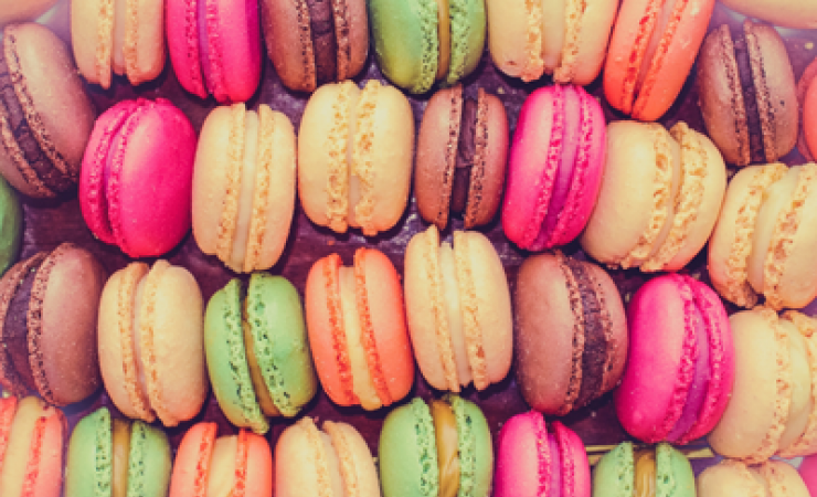 assortment of macaroons