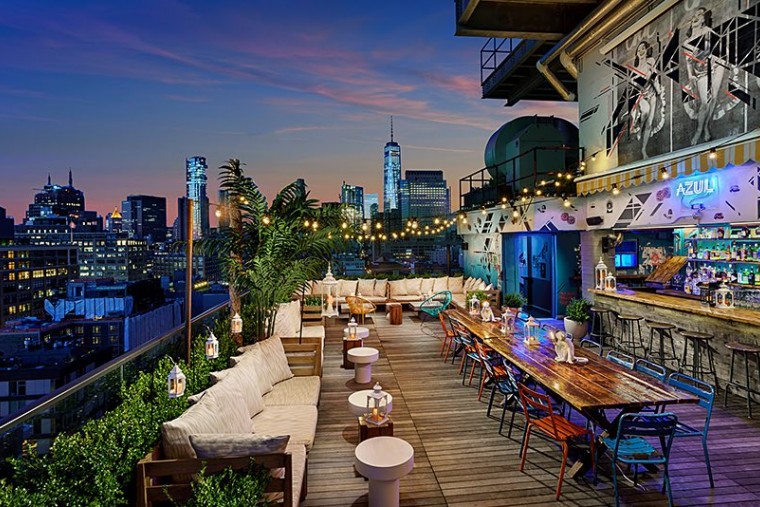 Rooftop Restaurant SoHo Food & Drink Hotel Hugo