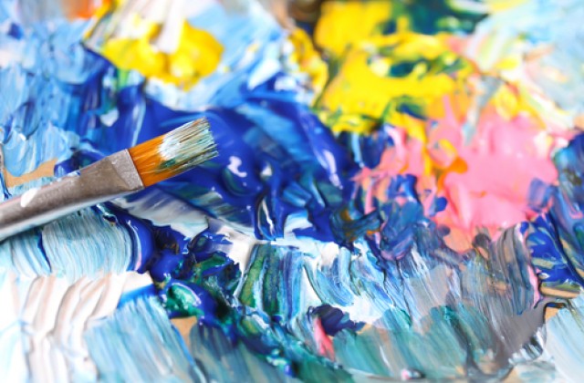 paint brush and palette